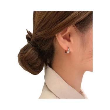 Imagem de Brincos de Argola Banhados a Ouro - Joias de Moda para Uso Diário, M09