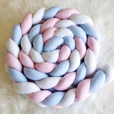 Imagem de Trança Para Cama Montessoriana High Premium Infantil 2m - Tibaby, Azul