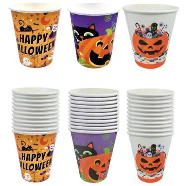 Imagem de Copos de Halloween 250ml - 10 Unidades - Genérico