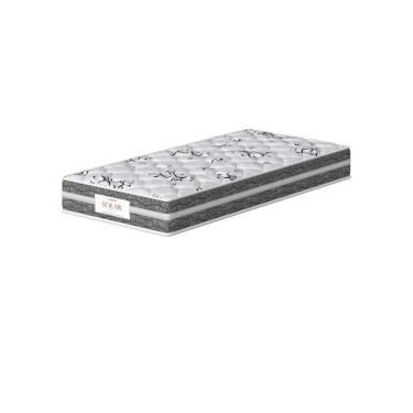 Imagem de Colchão Solteiro Mola Ensacada Prodormir Solar Bambu Cinza