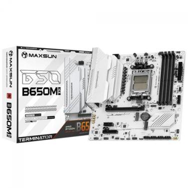 Imagem de Placa Mãe Maxsun Terminator B650M WiFi ICE, Chipset B650, AMD AM5, mAT