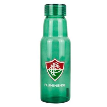 Imagem de Garrafa de Vidro Verde Escudo Fluminense 500ml Oficial