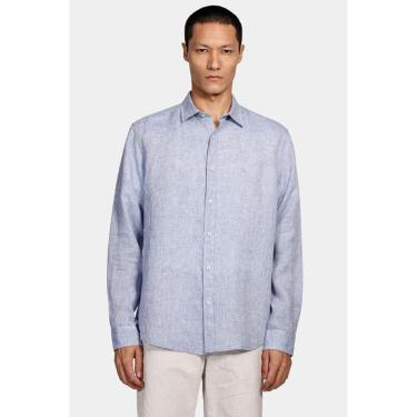 Imagem de Camisa Aramis Manga Longa Move Slim em Linho Irlandês-Masculino