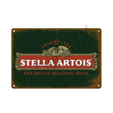 Imagem de Placa De Metal Retrô De Cerveja Para Parede, Arte Decorativa Para Club