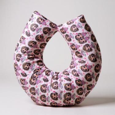 Imagem de Almofada para Amamentação de Bebê Menina com Capa Removível - AVM Enxo