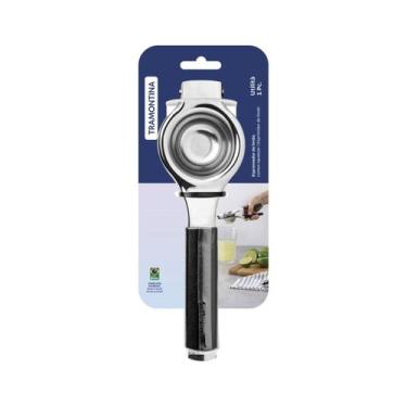 Imagem de Espremedor Limão Utilitá Inox Cabo PP Preto Tramontina