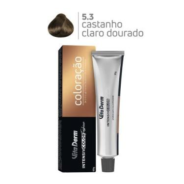 Imagem de Coloração Profissional 5.3 Castanho Claro Dourado 60g - Vita Derm