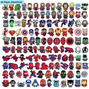 Imagem de Acessórios Para Sapatos Marvel Spider-Man Em PVC, Decorações DIY Para 