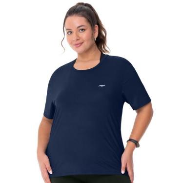 Imagem de Camiseta Fitness Plus Dry Navy Zee Rucci, G2