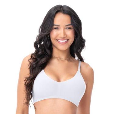 Imagem de Top Nude Canelado Termofusionado com Bojo Fixo Branco - Zee Rucci, GG