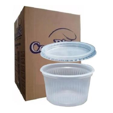 Imagem de 2.000 Potes De Sorvete 150Ml + 2.000 Tampas 150Ml Copoplast