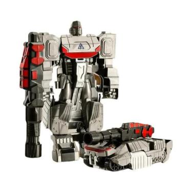 Imagem de Brinquedo De Montar Quebra-Cabeça De Robô Carro Anime Infantil Com Def