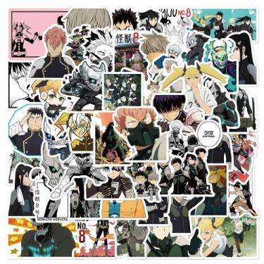 Imagem de Adesivos Kaijus No 8, vinil impermeável, anime, 50 unidades/lote - yiw