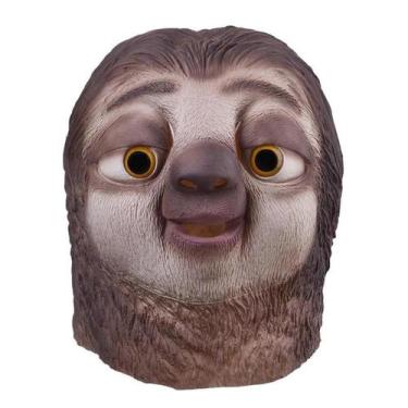 Imagem de Máscara de cosplay Sloth Latex, Halloween, Carnaval, Festa de Páscoa -