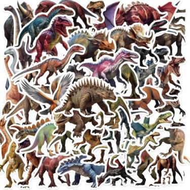 Imagem de Adesivos Jurassics Dinosaurs em vinil impermeável 50 unidades/lote - y