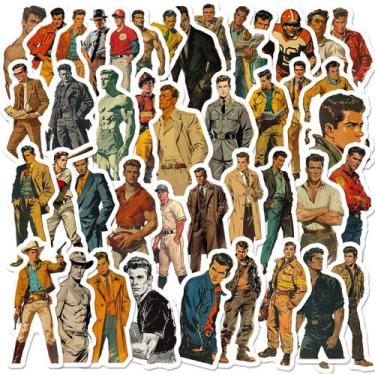 Imagem de Adesivos Retros Cools Masculinos em Vinil Impermeável Anime x50 - yiwe