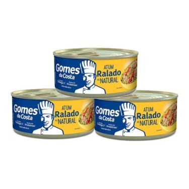 Imagem de Kit 3 Atum Ralado ao Natural GOMES DA COSTA 170g