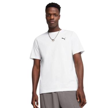 Imagem de Camiseta Puma Essentials Small Logo Masculina - Branco P-Masculino