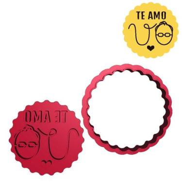 Imagem de Cortador Marcador Dia dos Avós Te Amo Vovô Coração - DOCE IMPRESSO,  7