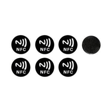 Imagem de Etiqueta NFC Adesiva 13.56MHz 213pcs Ntag213 Adesivos RFID Para Automa