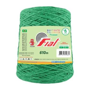 Imagem de Barbante Fial Nº6 Premium 610 Metros, 47 Verde Bandeira