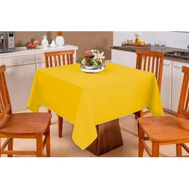Imagem de Kit 10 Toalha de Mesa 1,50 x 1,00 Quadrada Tecido Oxford Grosso - Poli