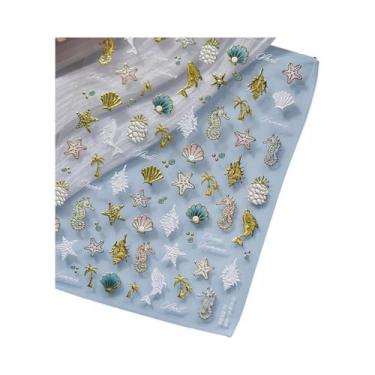 Imagem de Adesivos Decorativos Para Unhas Em Forma De Bolha De Gato Brilhante 5D