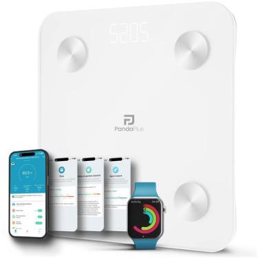 Imagem de Balança Digital Bioimpedância 180kg IMC Gordura Corporal Bluetooth App
