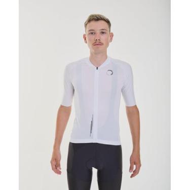 Imagem de Camisa Ciclismo Masculina New Sport Marcio May Branca, Branco, 3G