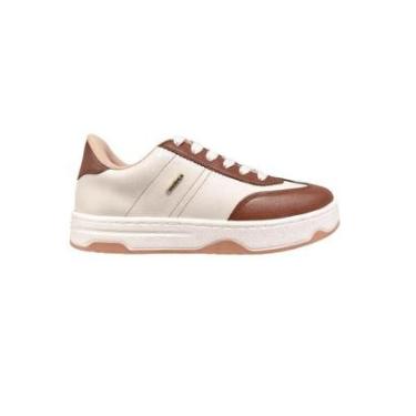Imagem de Tênis Casual Feminino Moleca 5835.201 Offwhite-Feminino