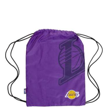 Imagem de Mochila Saquinho NBA Legend Lakers - Roxo, Roxo
