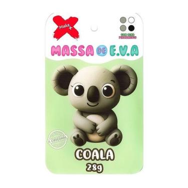 Imagem de Massa De Eva Em Pote De 28g 4 Cores Cada com tema de Animais Make, Koa