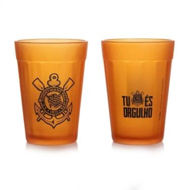 Imagem de Jogo Copo Americano 2 peças Corinthians 190ml - Allmix