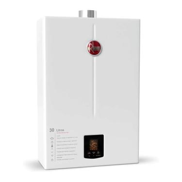 Imagem de Aquecedor a Gás GLP Rheem 30L Digital, Bivolt, Automático, Chama Modulante, Função Sola...