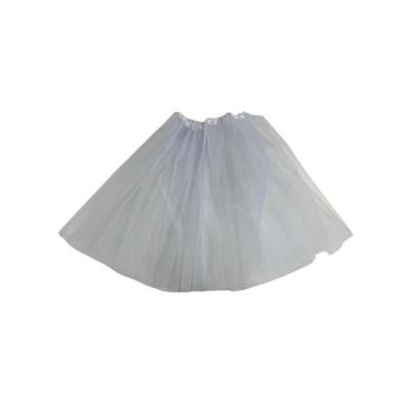 Imagem de Saia de tule lisa colorido para carnaval festa festival fantasia 60 ce