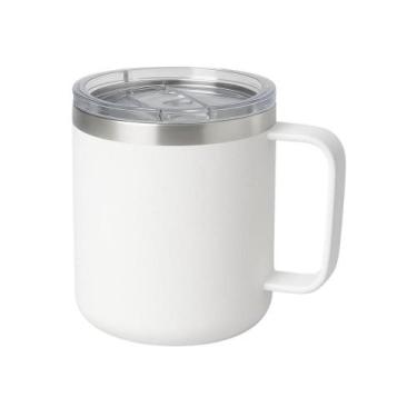 Imagem de Copo Caneca Termico 413ml Aço Inox Com Tampa Bmp1617 - Bruthal, Branco