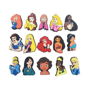 Imagem de Charmes De PVC Para Calçados Das Princesas Disney Para Crianças, Fivel