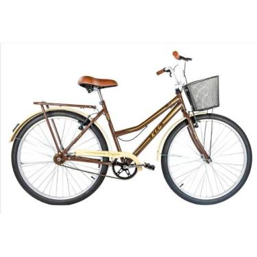 Imagem de Bicicleta Kls Retro Freio V-Brake Marrom/Bege, Marrom, Bege