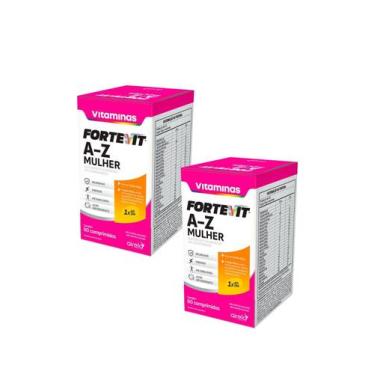 Imagem de Kit 2 Un Fortevit Mulher Multivitamínico Airela 60 Comprimidos