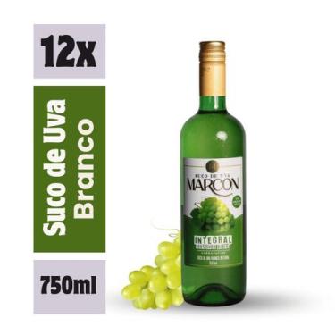 Imagem de Kit 12 Suco de Uva Branco Niágara Marcon 100% Natural 750ml