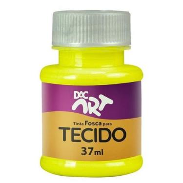 Imagem de Tinta Fosca para Tecido 37ML Amarelo Ouro DAC