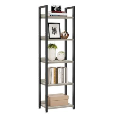 Imagem de Estante de livros NUMENN Narrow 5 Tier Storage Grey
