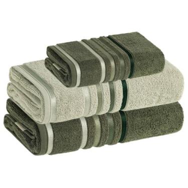 Imagem de Jogo de Toalhas Karsten Banhão Gigante Fio Penteado 3 peças, Sortida 9