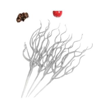 Imagem de Buquê De Ramos Coloridos Artificiais Para Decoração De Árvore De Natal