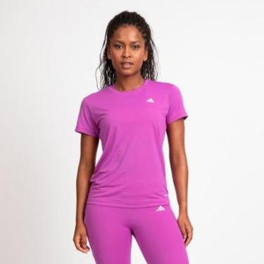 Imagem de Camiseta Três Listras Own The Run Adidas Feminina-Feminino