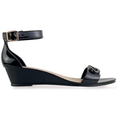 Imagem de Sandália Anabela Crochê Janahina Morena-Feminino