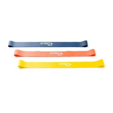 Imagem de Kit Faixas Elásticas (3 Resistências) - Mini Band Atrio - ES124, UNICO