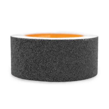 Imagem de Fita Antiderrapante Autoadesiva Segurança Lixa Escada 5 Mts 50mm Preto