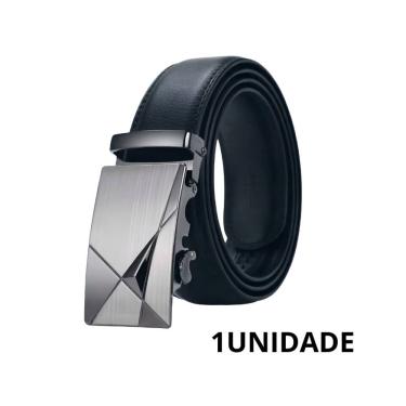 Imagem de Cinto Masculino Automático Kit OEM Social em Couro Sintético 3 e 5 cm Preto e Marrom para Homem