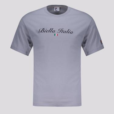Imagem de Camiseta Fila Comfort Biella Italia Cinza-Masculino